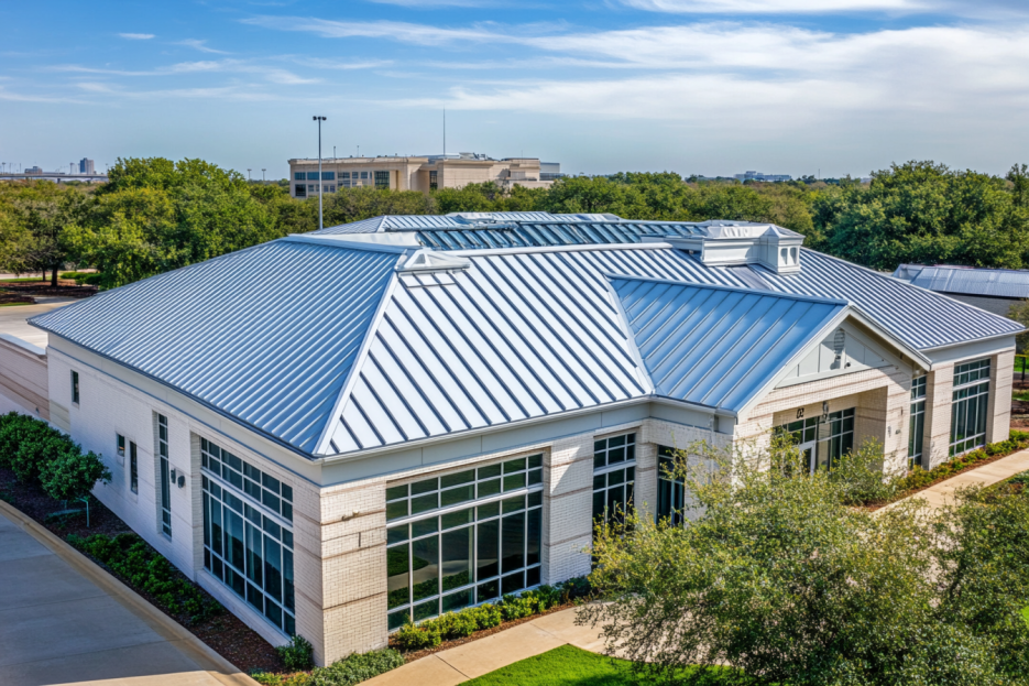 advantages of commercial metal roofs, Houston